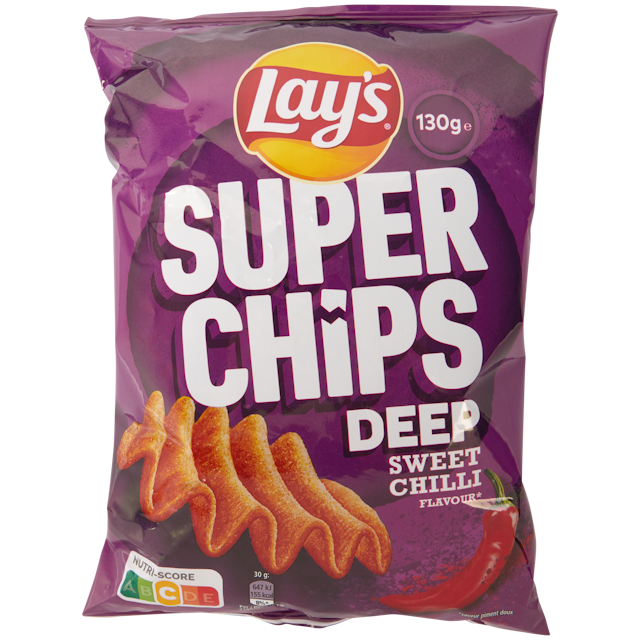 Super Chips Lay's Deep Ridged Deep Sweet Chilli
