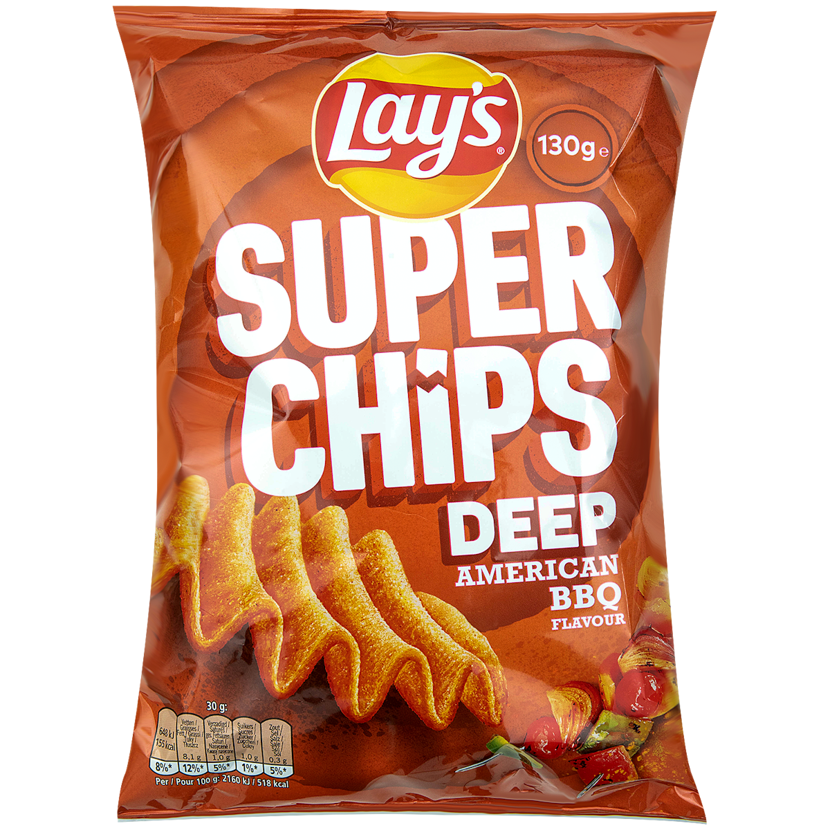 Super Chips Lay's Deep American BBQ