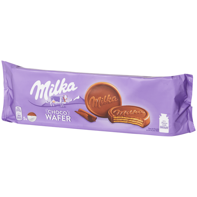 Čokoládové vafle Milka