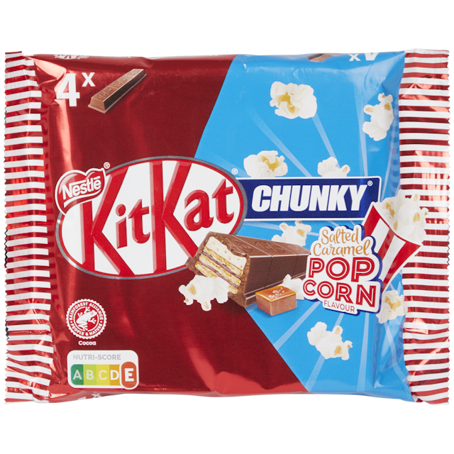 KitKat Chunky Popcorn se slaným karamelem