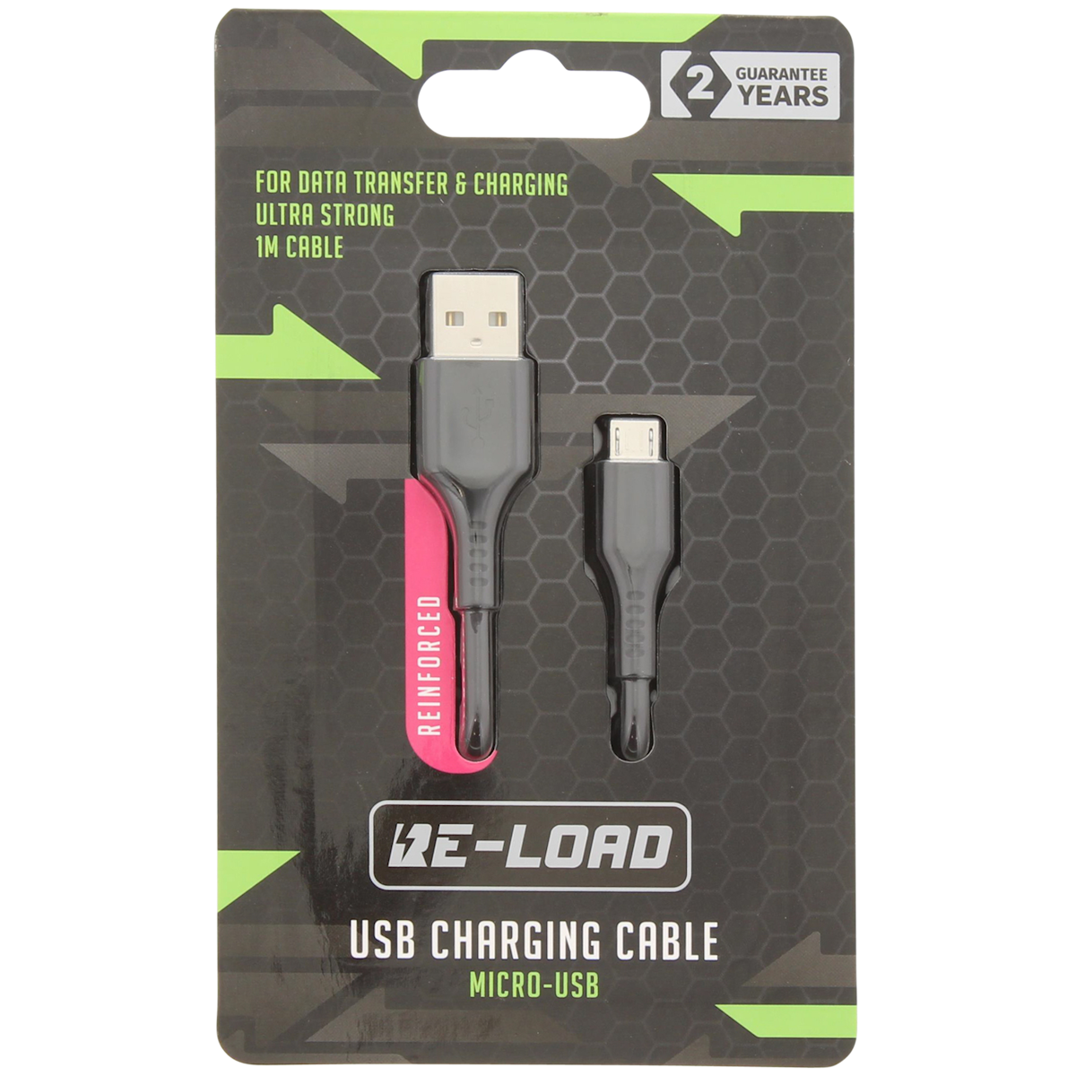 Re-load micro-USB data- en oplaadkabel