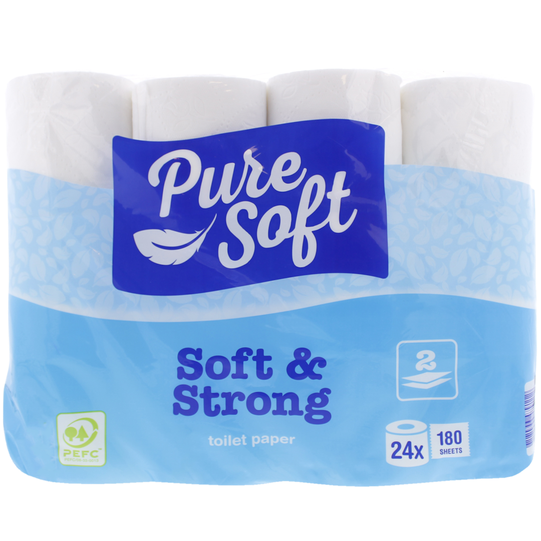Pure Soft toiletpapier Soft & Strong