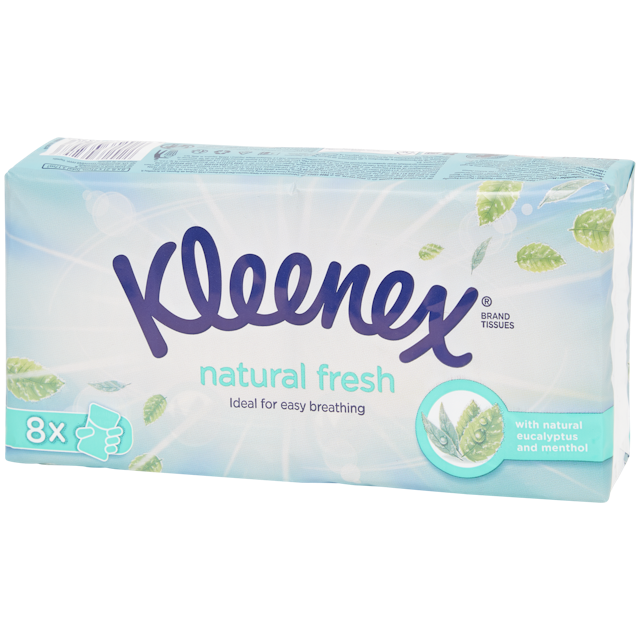 Kapesníky Kleenex Natural Fresh