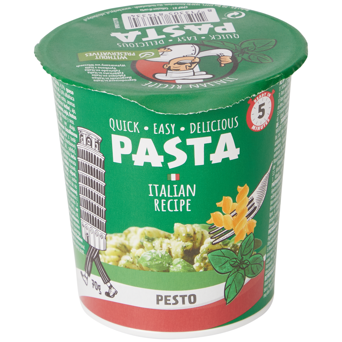 Instant pasta 