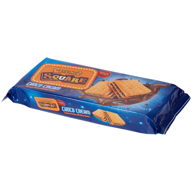 Biscuits fourrés Cravingz Square Choco Cream