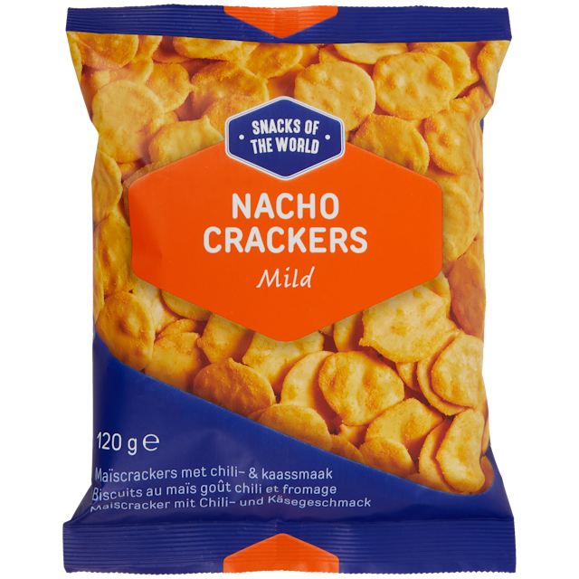 Biscuits apéritifs Snacks of the World Nacho Crackers Mild
