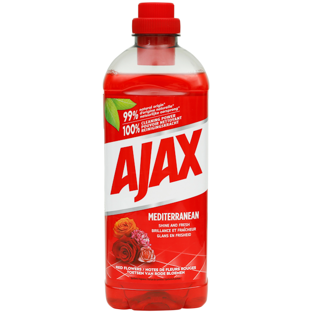 Nettoyant tout usage Ajax Notes de fleurs rouges