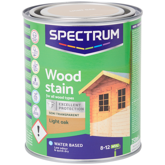 Barniz semitransparente para madera Spectrum Roble claro