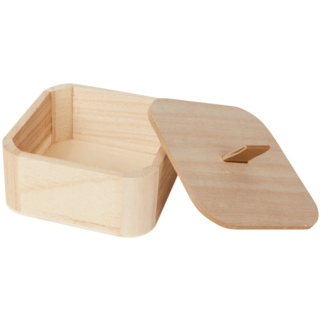 Scatolina in legno con coperchio