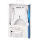 Re-load USB-C-/8-PIN-Ladekabel