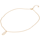 Oceľový náhrdelník s kryštálmi Swarovski