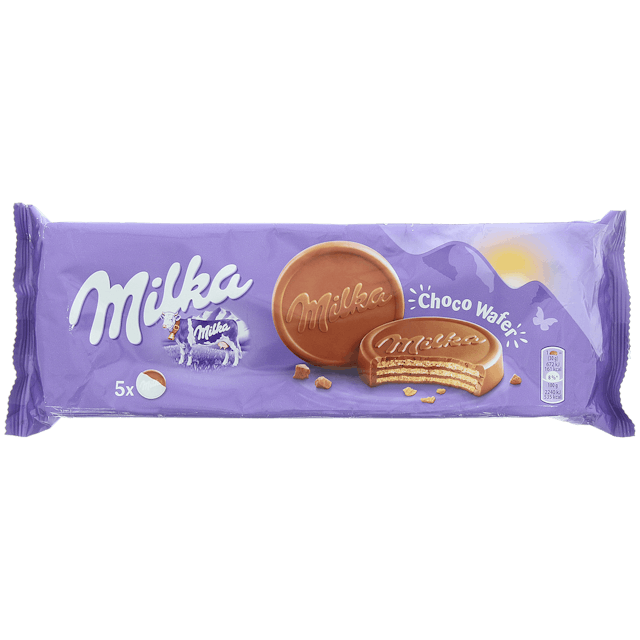 Gaufre au chocolat Milka