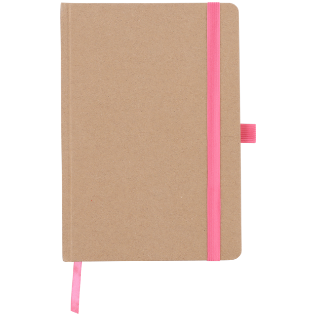 Notitieboek met elastiek en penloop