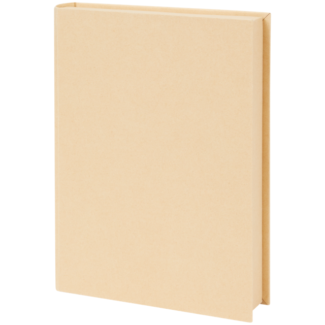 Caja en forma de libro para manualidades