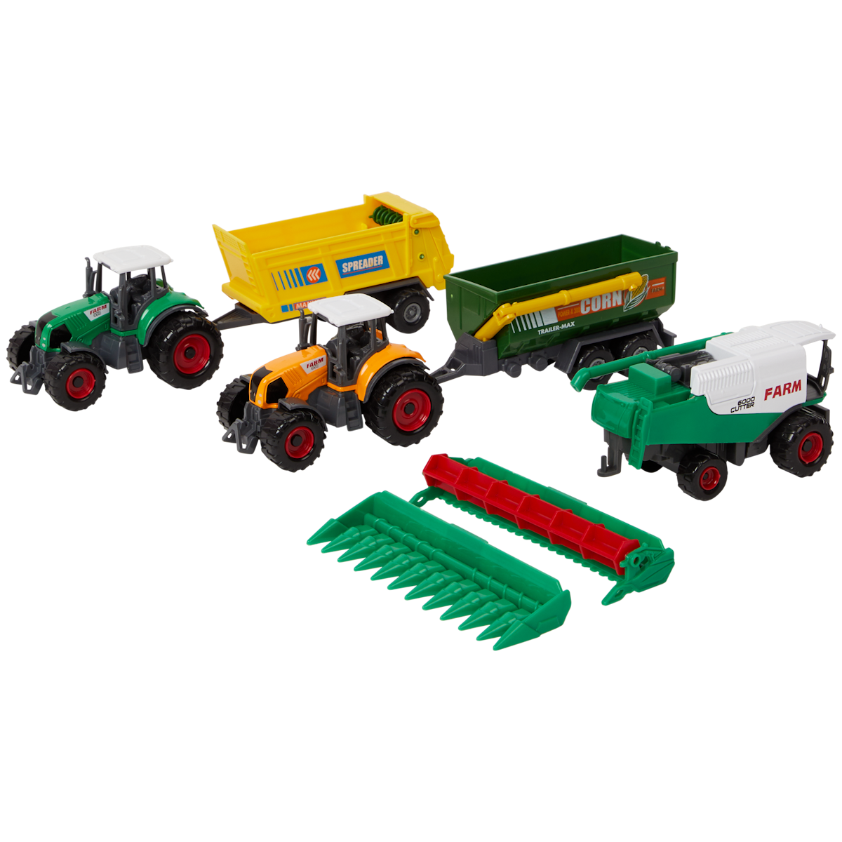 Tractors met aanhangwagen