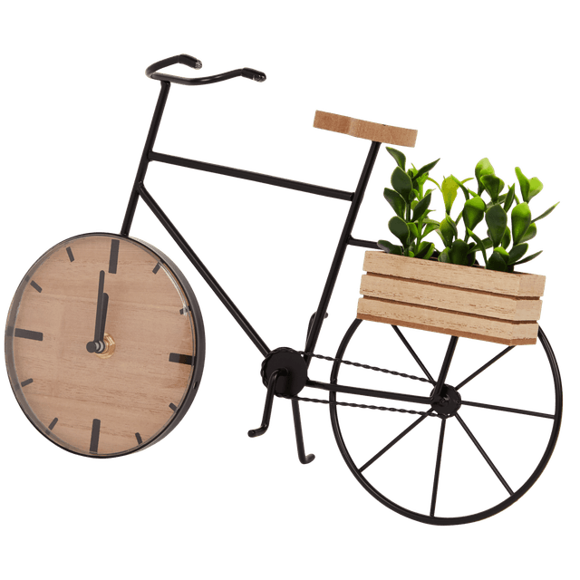 Klokfiets met plantje