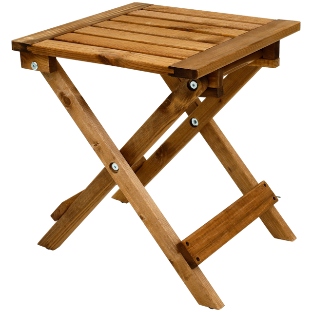 Drewniany stolik składany 