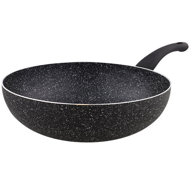 Granitowa patelnia wok