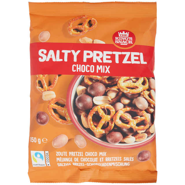 The King's Snack Zoute Pretzel Choco Mix