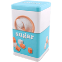 Suiker voorraadblik