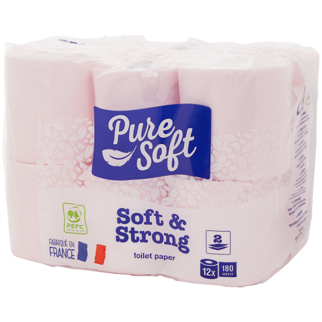 Papier toilette Pure Soft Doux et résistant