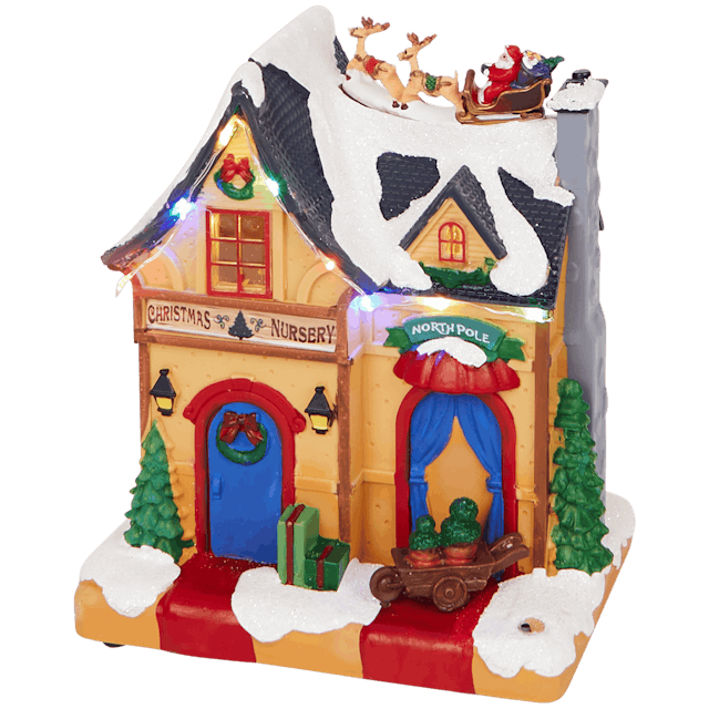 Maison de Noël avec lumière Magic Village