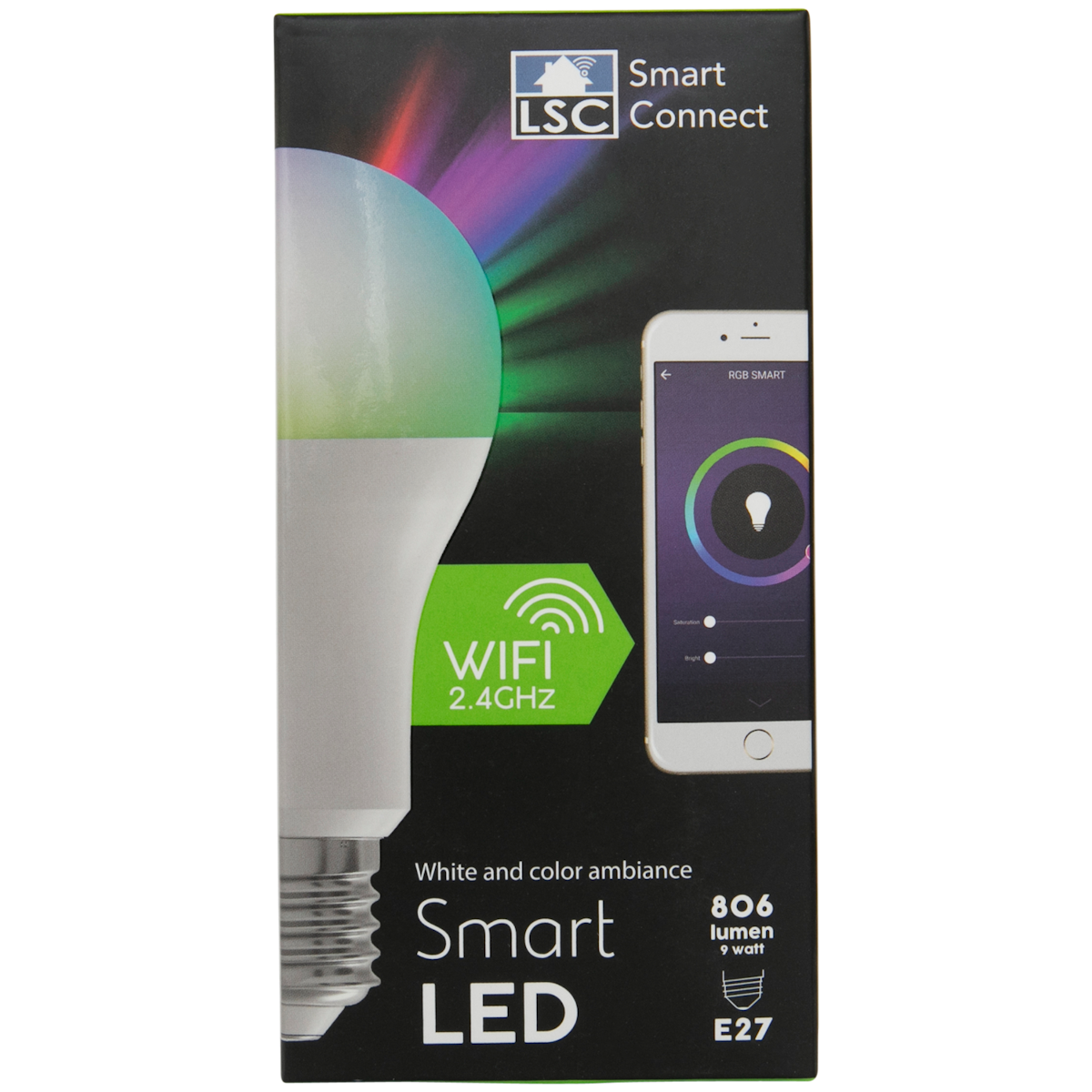Ampoule LED multicolore intelligente LSC Smart Connect