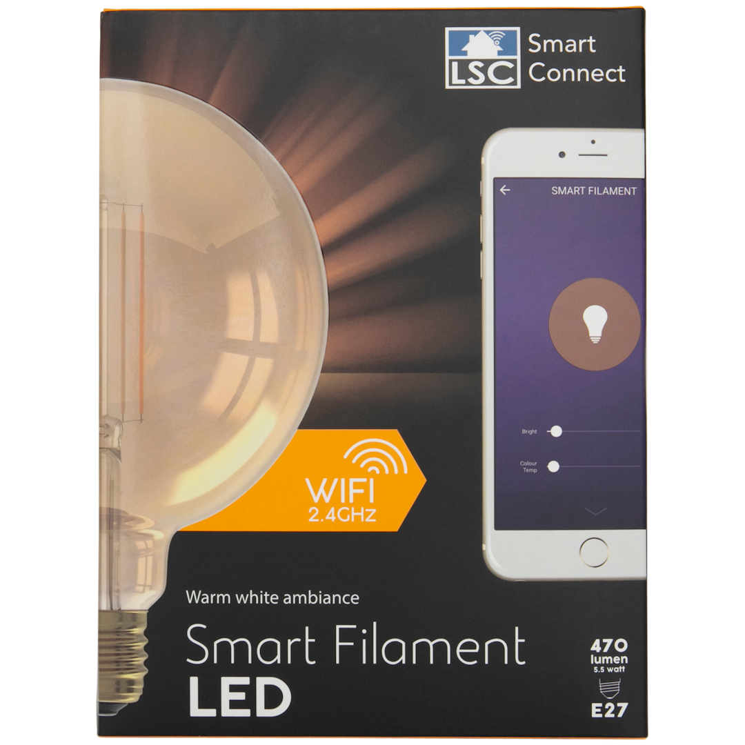 Chytrá vláknová LED žárovka LSC Smart Connect