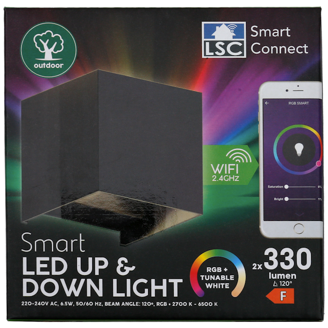 Applique murale LED intelligente pour l'extérieur LSC Smart Connect
