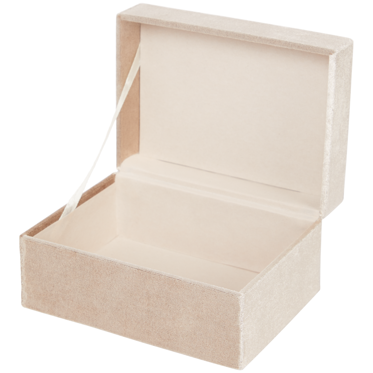 Sametová úložná krabička