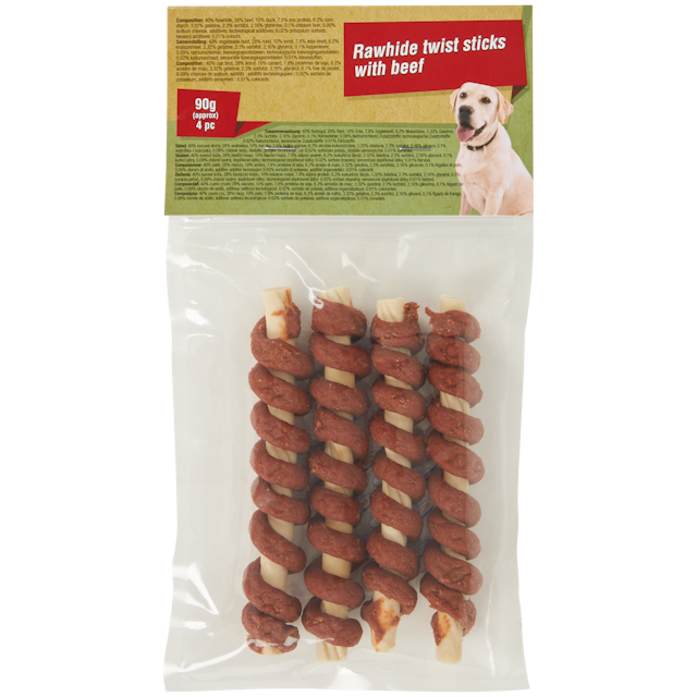 Hundesnacks Rawhide Twist Sticks