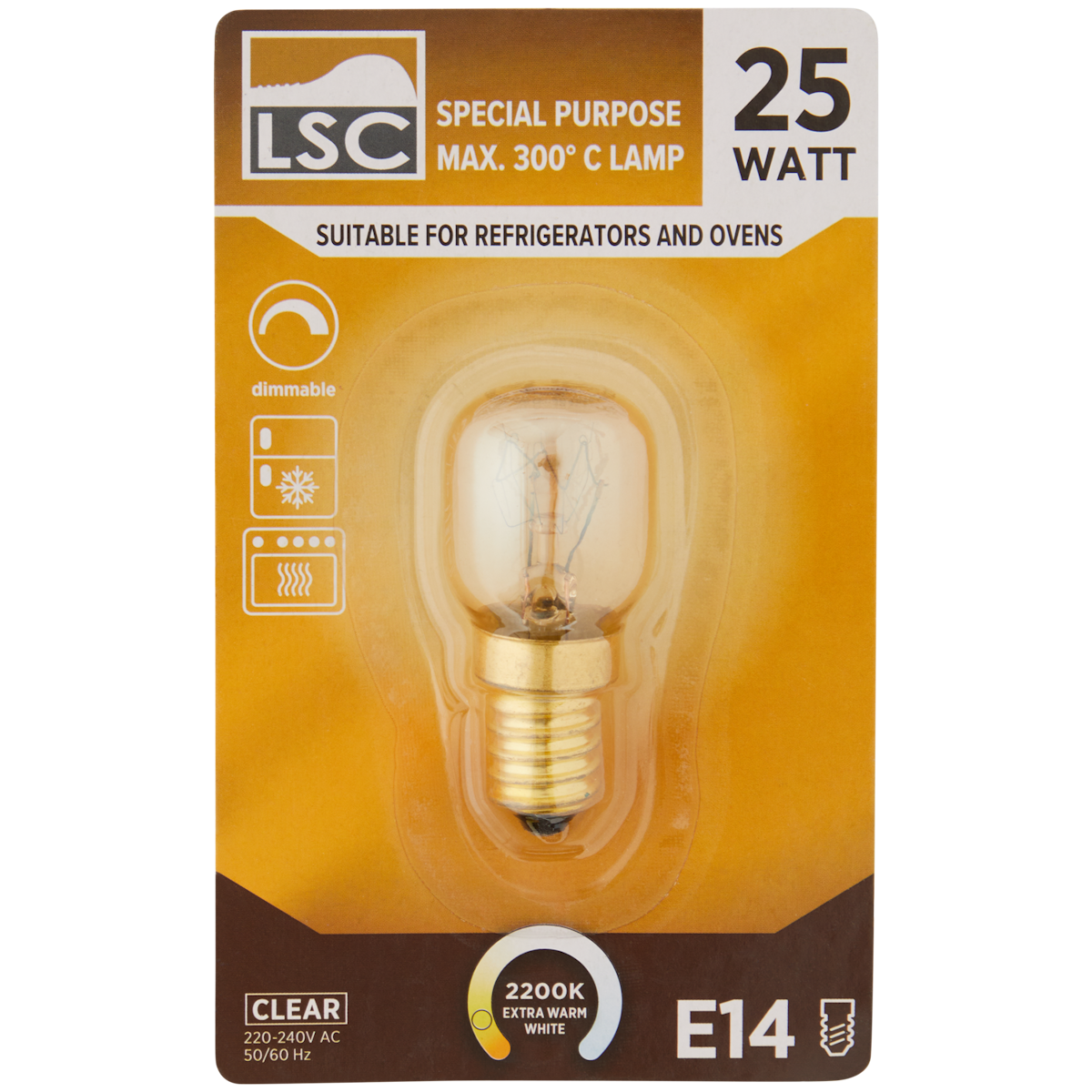 LSC Backofenlampe Light Solutions By Calex