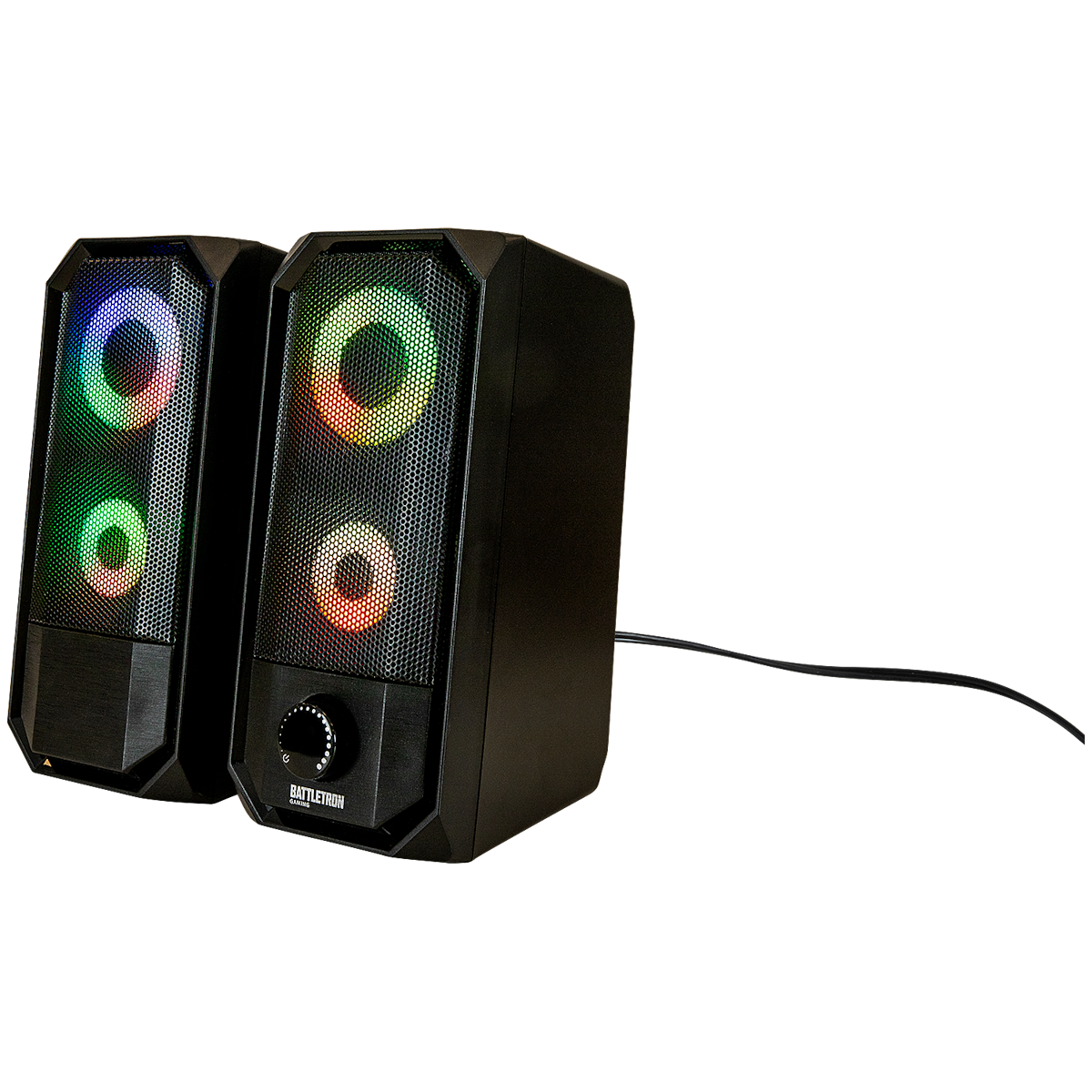 Battletron gaming speakers met licht