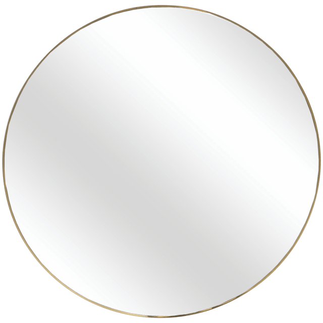 Kulaté nástěnné zrcadlo