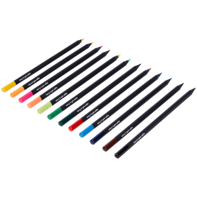 Lápices de madera de colores