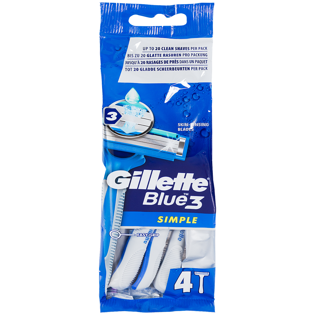 Maszynki do golenia Blue 3 Gillette Simple