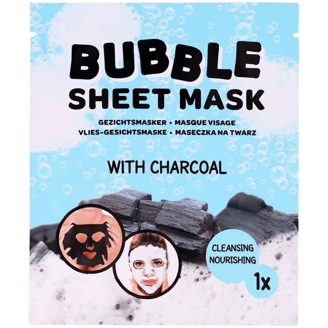 Masque à bulles au charbon actif