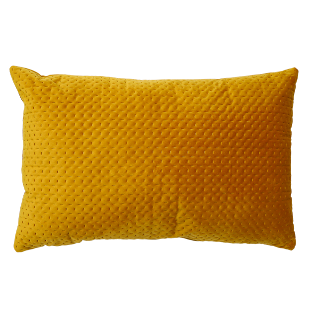 Aksamitna poduszka ozdobna ze strukturą wafla 