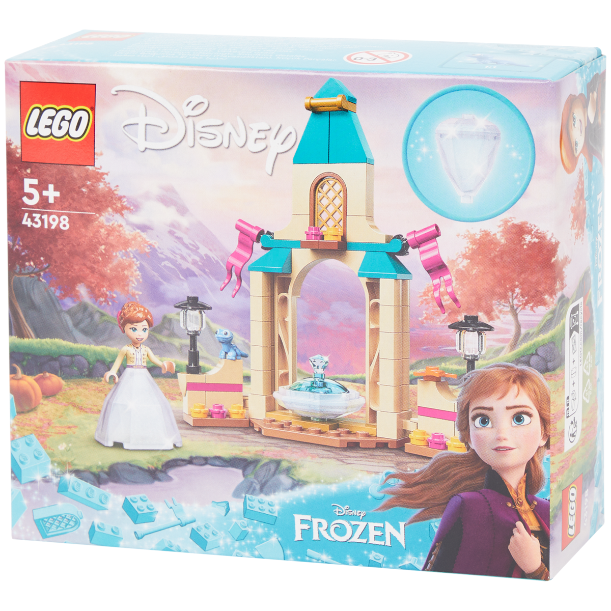 LEGO binnenplaats van Anna's kasteel