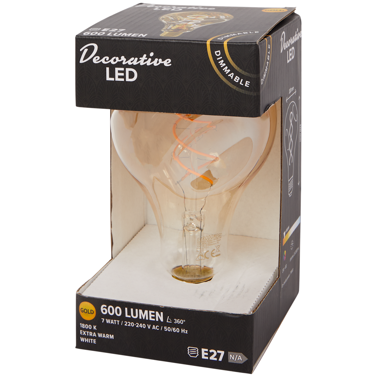 Lampadina LED a filamento retrò Eurodomest