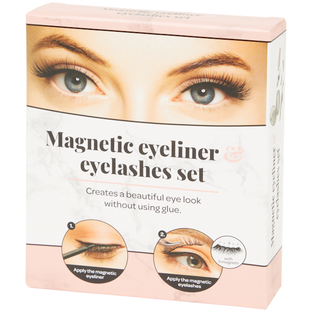 Magnetyczne rzęsy z eyelinerem