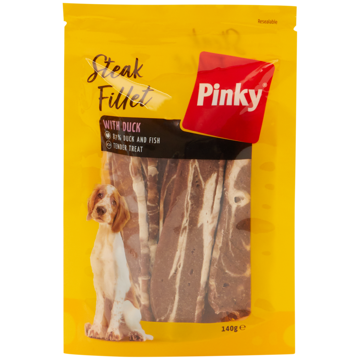 Snack per cani Pinky Steak Fillets