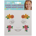 Sticker viso con glitter 