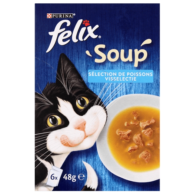 Nourriture pour chats Soupe Felix