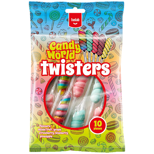 Sucettes Twister Funlab