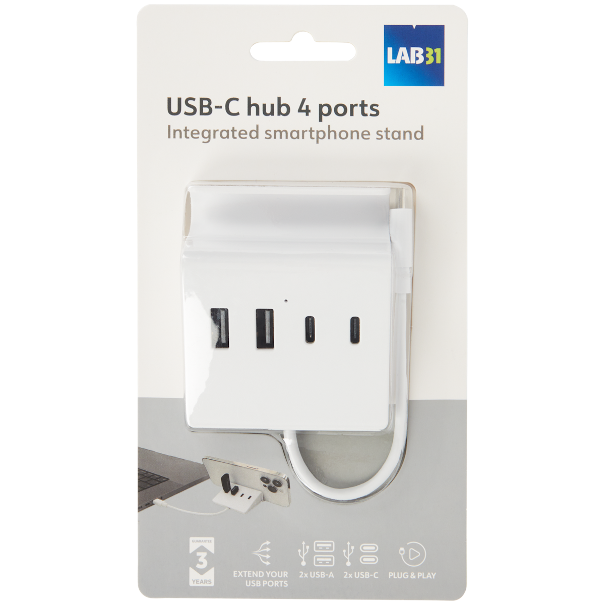 Rozbočovač USB 2.0 Lab31