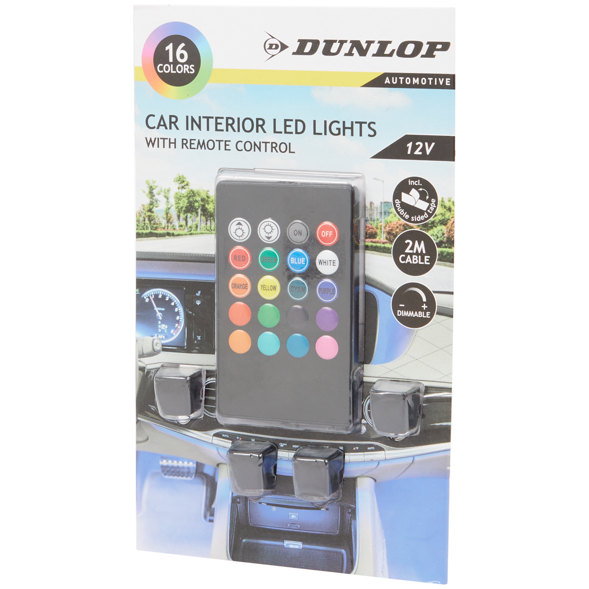 Luces LED para el interior del coche Dunlop