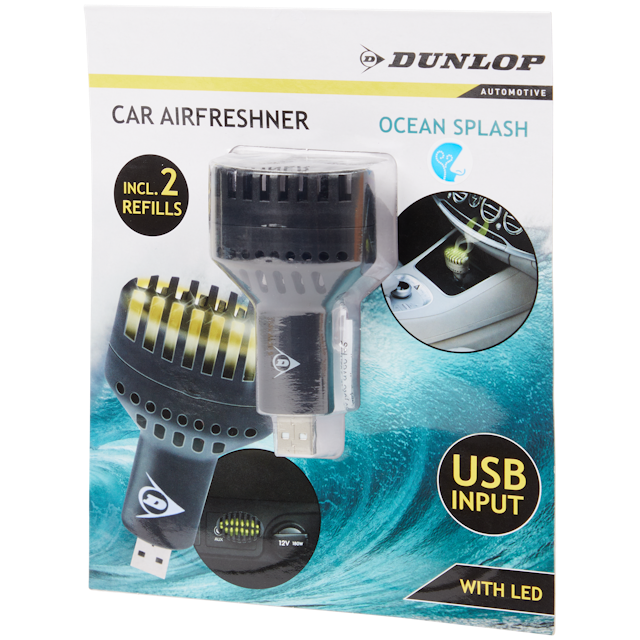 Ambientador de coche Dunlop Ocean Splash