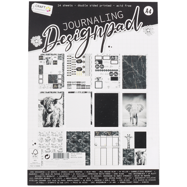 Journaling Designblock A4