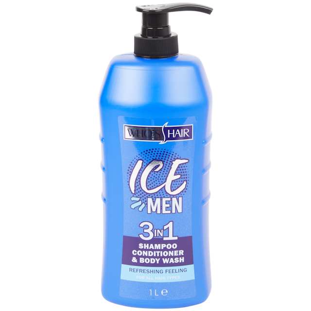 Żel pod prysznic 3 w 1 Who's Hair Ice Men